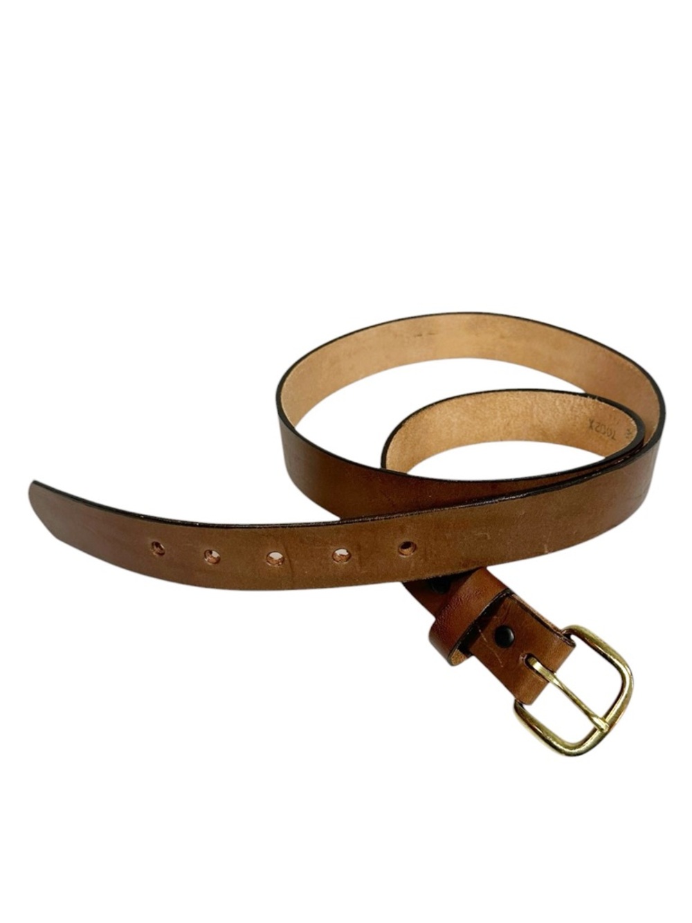 BRUSHY CREEK Full Grain Cow Hide Brown Belt Made in USA 7002X